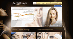 Desktop Screenshot of dermaklinik.sk